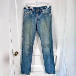 Han KJOBENHAVN Selvage Tapered Blue Jeans Size 26